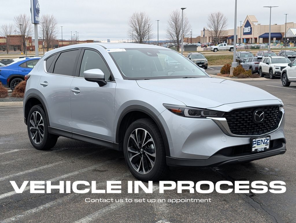 Sonic Silver Metallic 2022 Mazda CX-5 2.5 S Premium AWD SUV / Crossover All-Wheel Drive 6-Speed Automatic