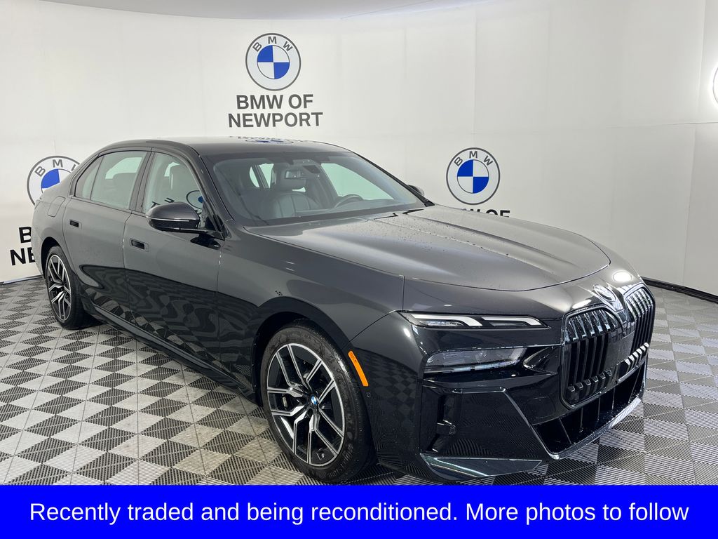 Black Sapphire Metallic 2025 BMW 7 Series 740i xDrive Sedan All-Wheel Drive 8-Speed Automatic