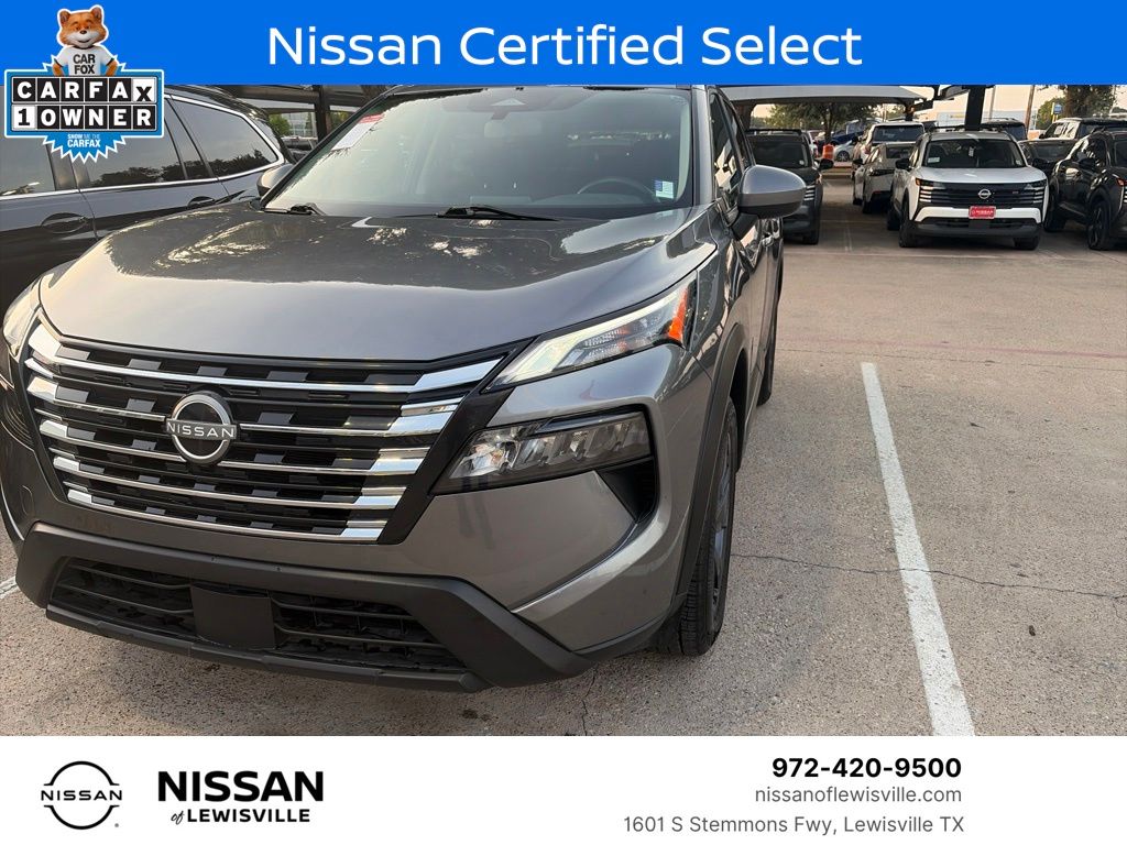 Gray (Gun Metallic) 2024 Nissan Rogue SUV / Crossover Front-Wheel Drive Continuously Variable Transmission