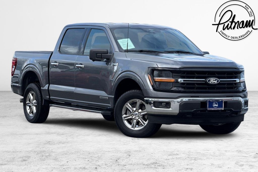 Gray Metallic 2024 Ford F-150 Pickup Truck Four-Wheel Drive Automatic