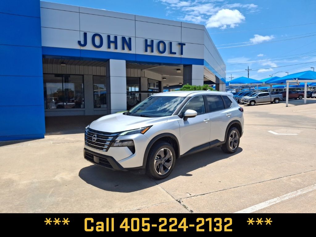 Brilliant Silver Metallic 2025 Nissan Rogue SUV / Crossover Front-Wheel Drive Continuously Variable Transmission