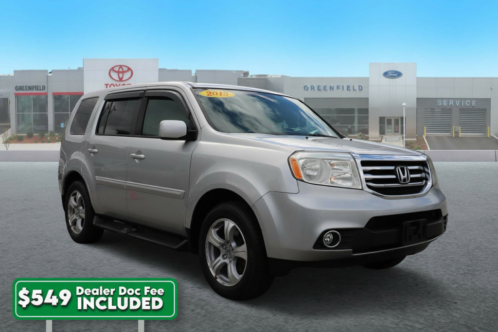 Silver 2013 Honda Pilot EX 4WD SUV / Crossover Four-Wheel Drive 5-Speed Automatic