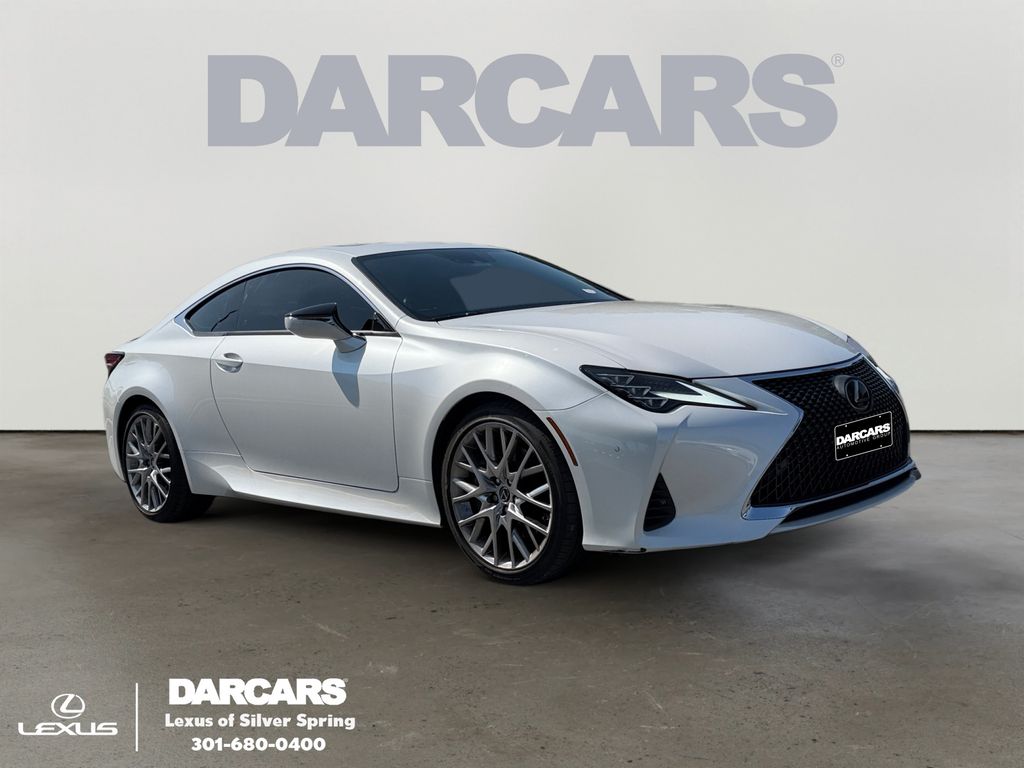 White Pearl 2022 Lexus RC Coupe Rear-Wheel Drive 8-Speed Automatic