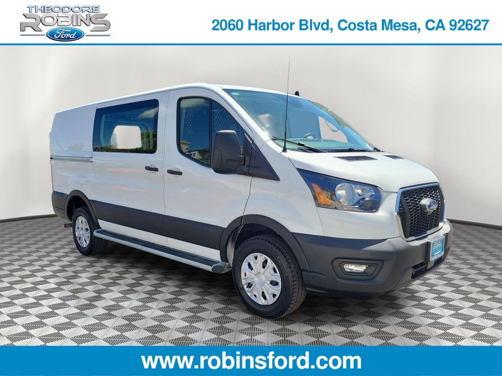Oxford White 2024 Ford Transit Cargo Van Rear-Wheel Drive