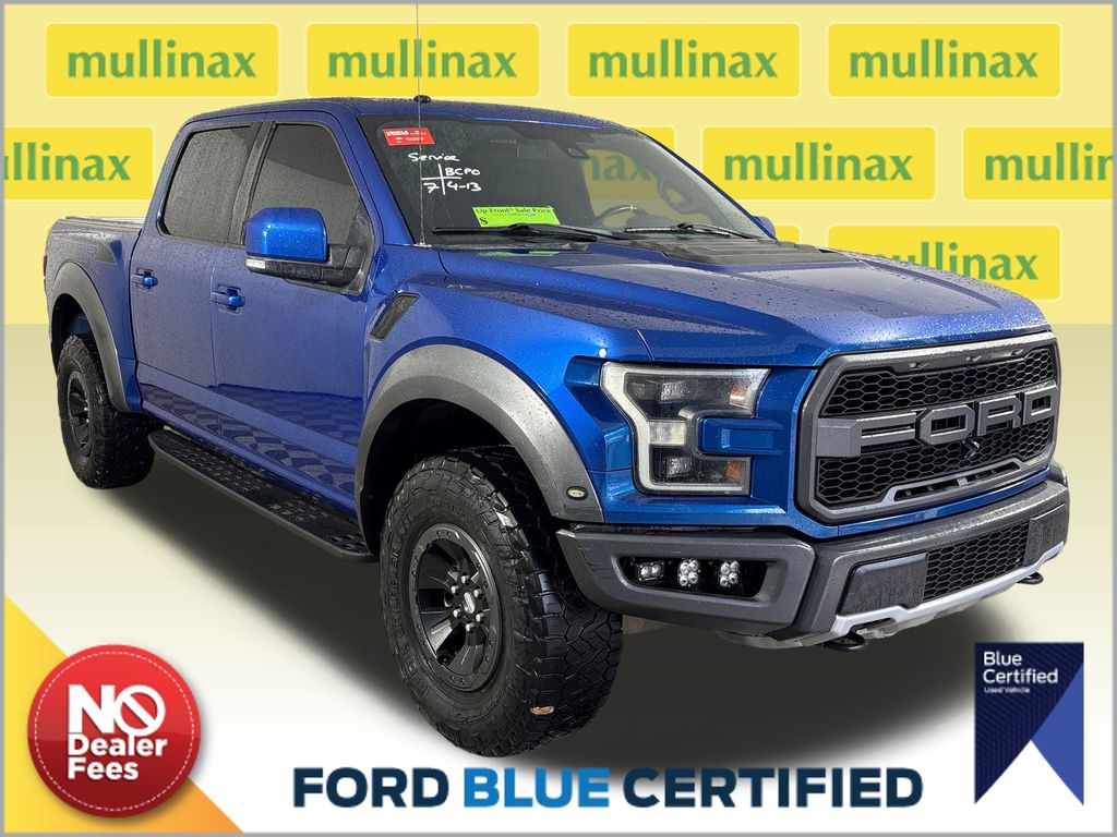 Lightning Blue 2018 Ford F-150 Pickup Truck Four-Wheel Drive Automatic