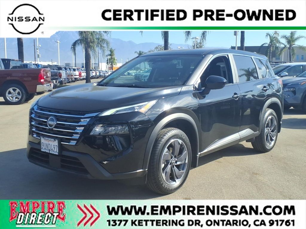 Black 2025 Nissan Rogue SUV / Crossover Front-Wheel Drive Continuously Variable Transmission