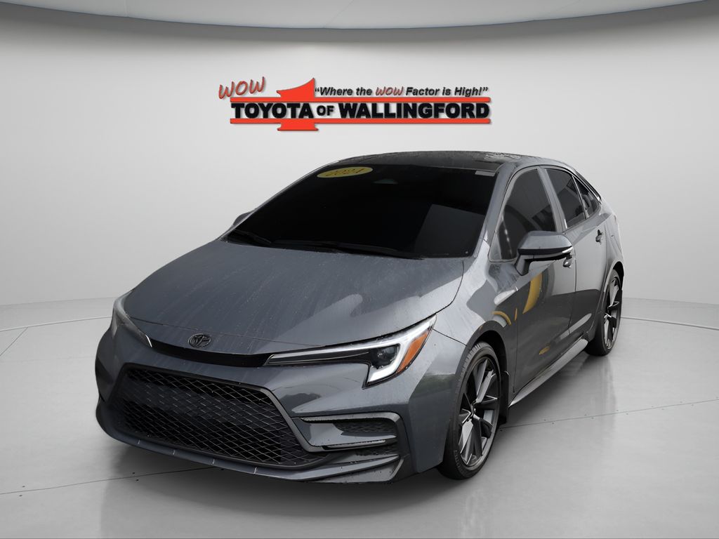 Midnight Black Metallic 2024 Toyota Corolla Sedan Front-Wheel Drive Continuously Variable Transmission