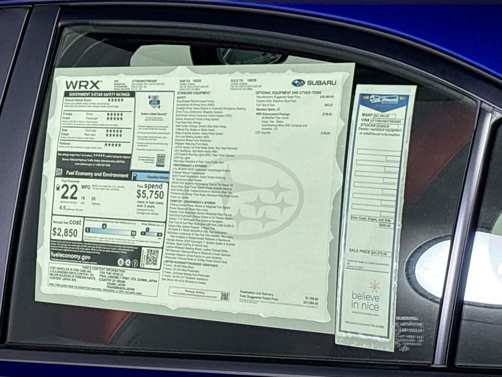 2026 Subaru WRX Limited