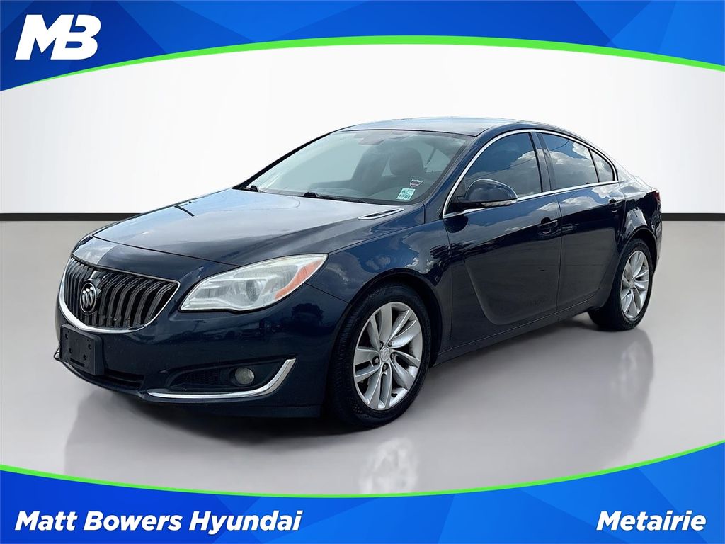 Dark Sapphire Blue Metallic 2015 Buick Regal Sedan All-Wheel Drive 6-Speed Automatic