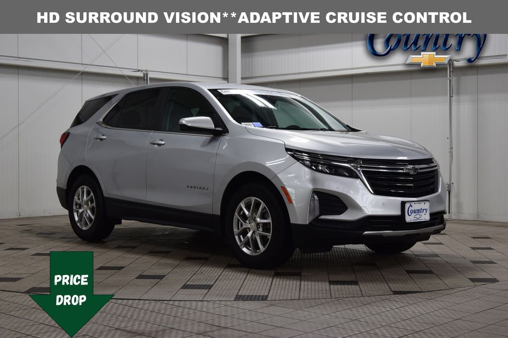 Silver Ice Metallic 2022 Chevrolet Equinox LT FWD with 1LT SUV / Crossover Front-Wheel Drive 6-Speed Automatic Overdrive