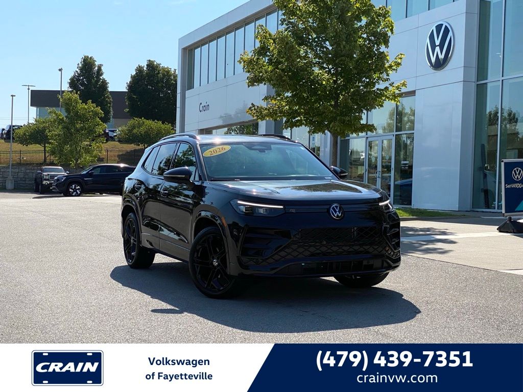 Deep Black Pearl 2026 Volkswagen Tiguan SUV / Crossover Front-Wheel Drive 8-Speed Automatic