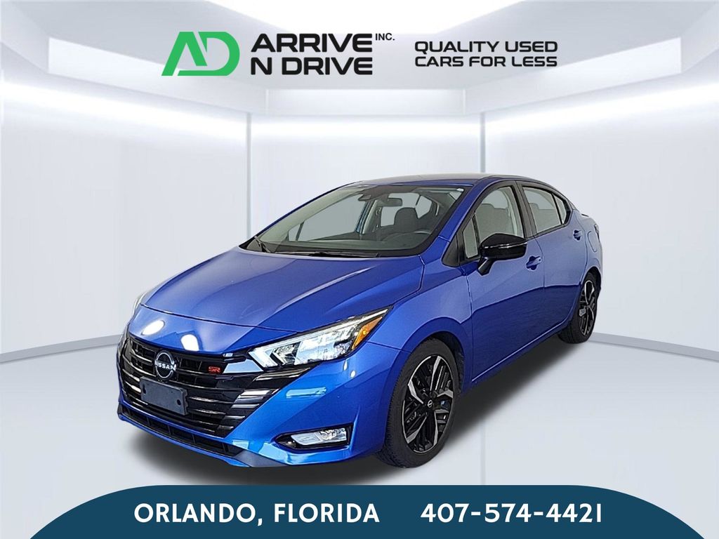 Electric Blue Metallic 2024 Nissan Versa Sedan Front-Wheel Drive Continuously Variable Transmission