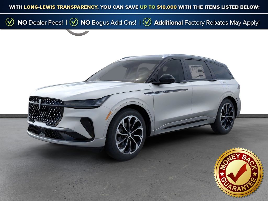 Silver Radiance Metallic Clearcoat 2026 Lincoln Nautilus SUV / Crossover All-Wheel Drive 8-Speed Automatic