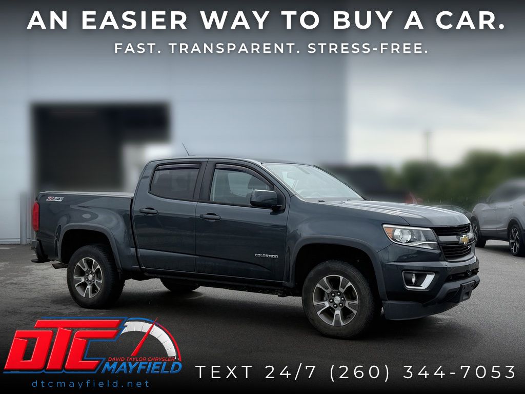 Gray (Graphite Metallic) 2017 Chevrolet Colorado Pickup Truck Four-Wheel Drive 8-Speed Automatic
