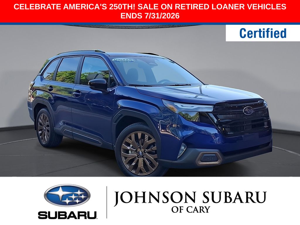 Sapphire Blue Pearl 2026 Subaru Forester SUV / Crossover All-Wheel Drive Continuously Variable Transmission