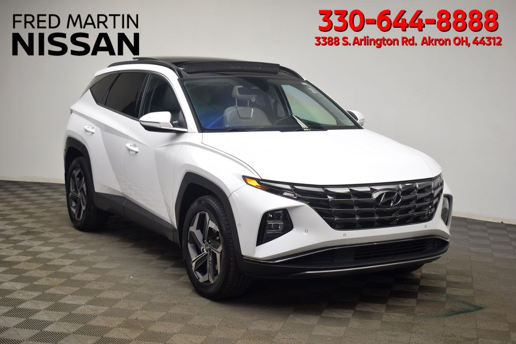 Quartz White 2022 Hyundai Tucson Limited AWD SUV / Crossover All-Wheel Drive 8-Speed Automatic