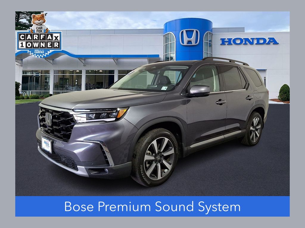 Gray (Modern Steel Metallic) 2025 Honda Pilot Touring AWD SUV / Crossover All-Wheel Drive Automatic