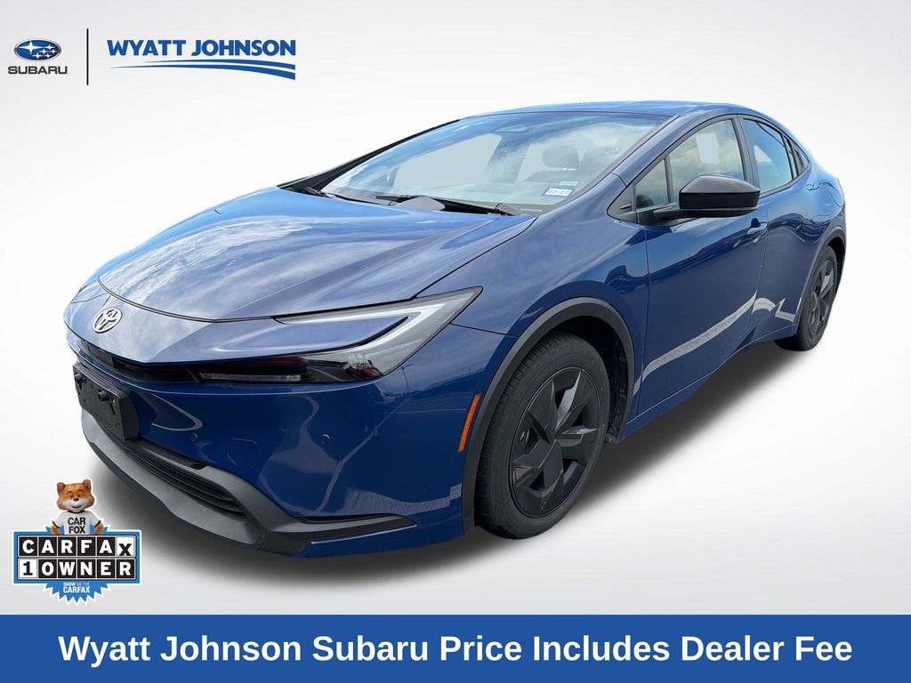 Blue 2025 Toyota Prius Hatchback Front-Wheel Drive Continuously Variable Transmission