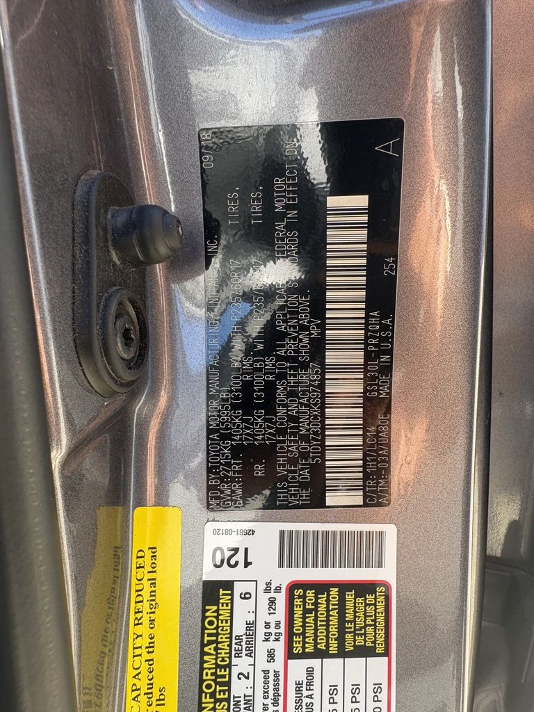 2019 Toyota Sienna XLE Gray at Don McGill Toyota