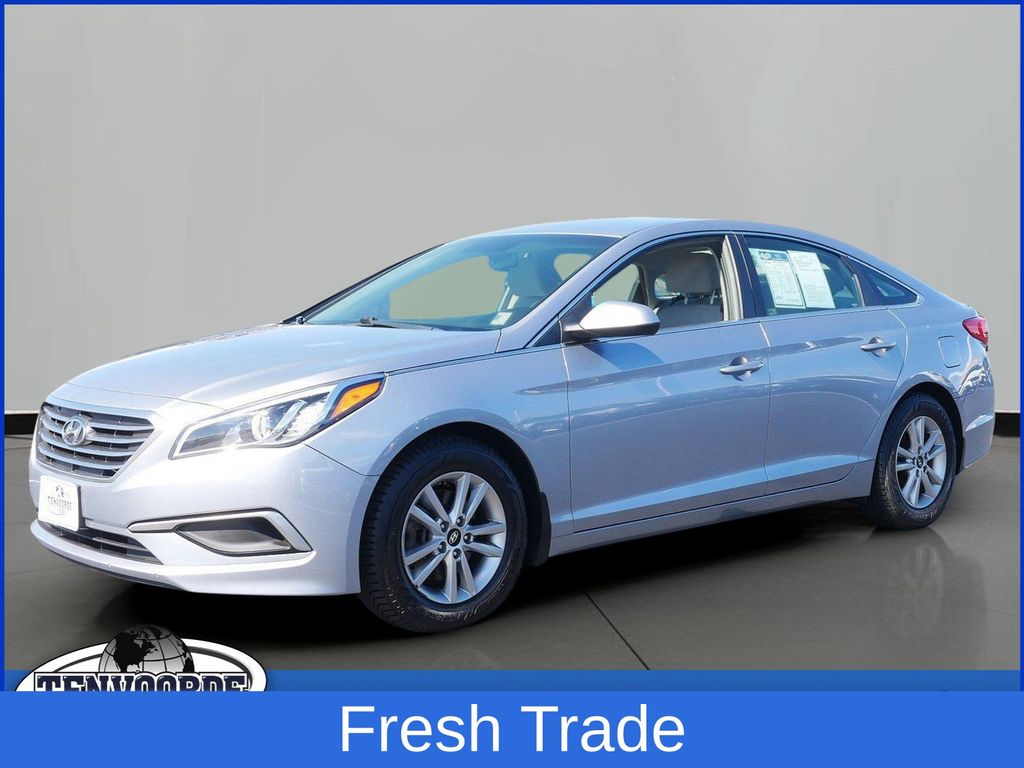 Shale Gray Metallic 2017 Hyundai Sonata Sedan Front-Wheel Drive 6-Speed Automatic