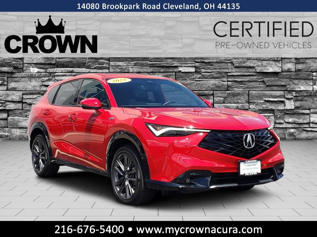 Milano Red 2025 Acura ADX SUV / Crossover All-Wheel Drive Continuously Variable Transmission