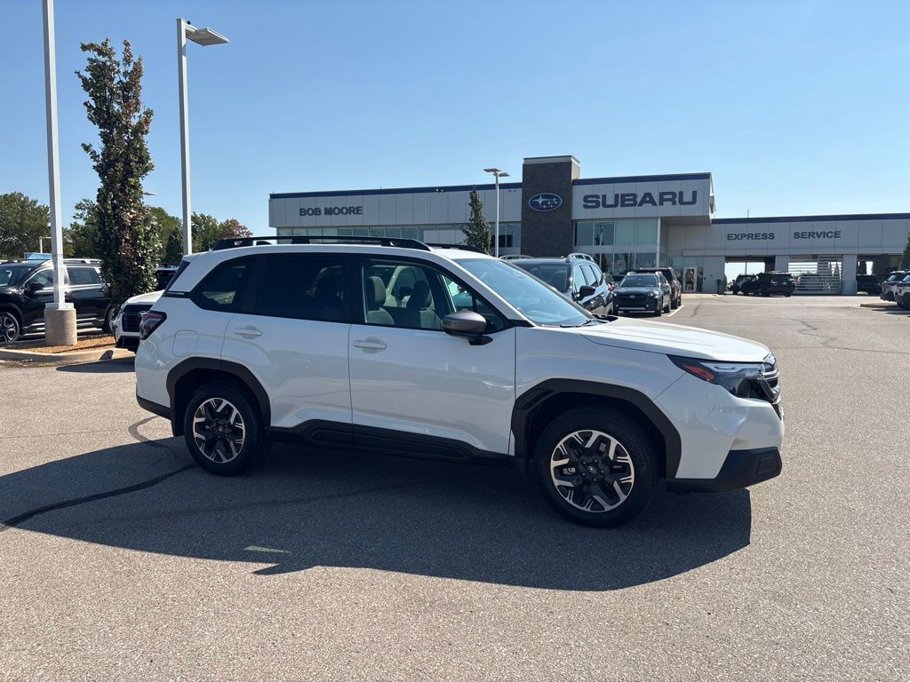Crystal White Pearl 2026 Subaru Forester SUV / Crossover All-Wheel Drive Continuously Variable Transmission