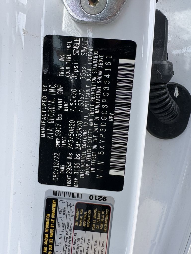 Used 2023 Glacial White Pearl Kia EX image 32