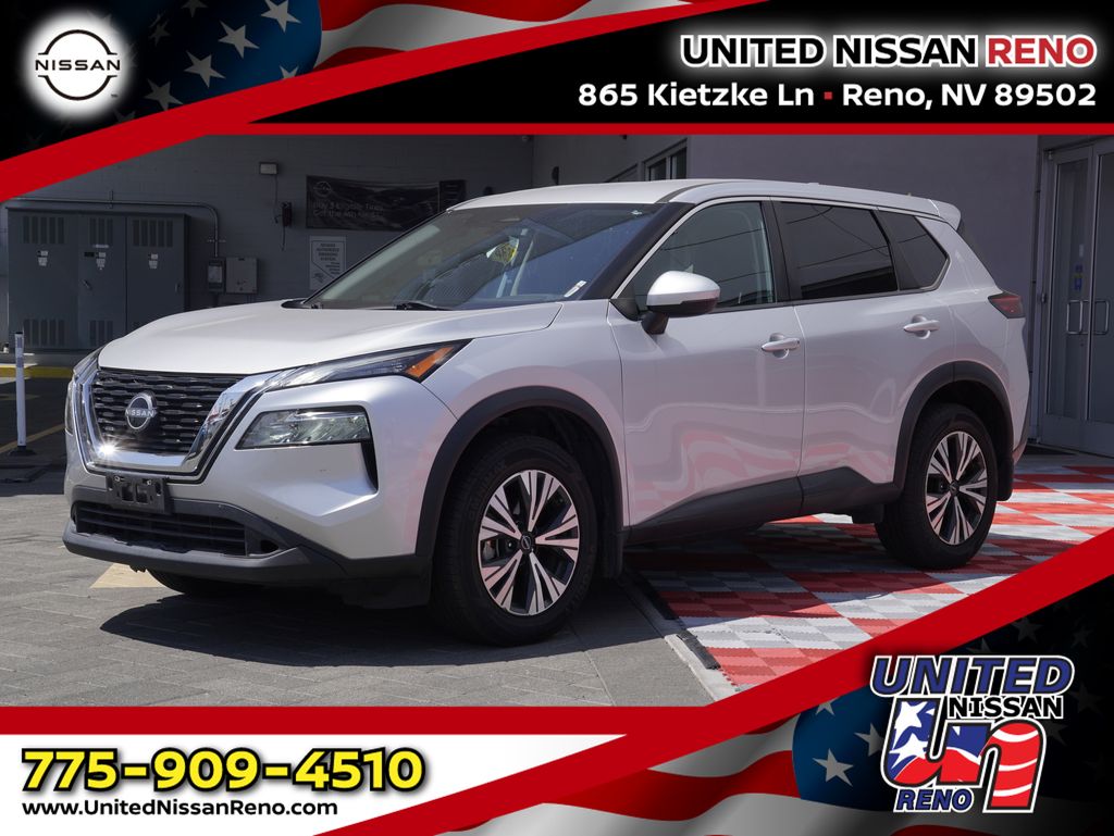 Brilliant Silver Metallic 2022 Nissan Rogue SUV / Crossover Front-Wheel Drive Continuously Variable Transmission