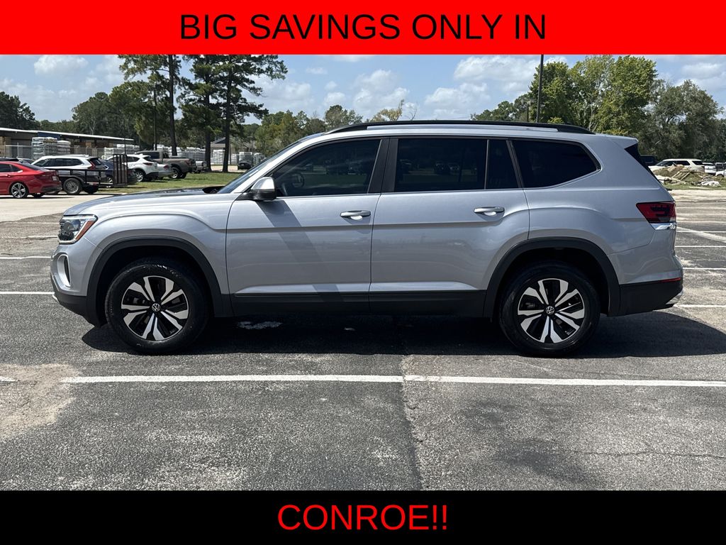 2024 Volkswagen Atlas 2.0T SE Silver at DeMontrond Mazda