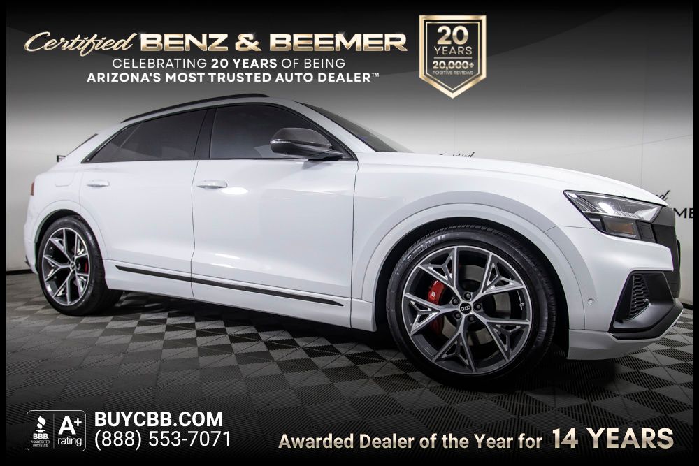 White 2023 Audi SQ8 4.0T quattro Prestige SUV / Crossover All-Wheel Drive 8-Speed Automatic