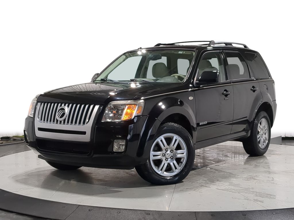 Black Clearcoat 2008 Mercury Mariner Premier SUV / Crossover Front-Wheel Drive 4-Speed Automatic Overdrive
