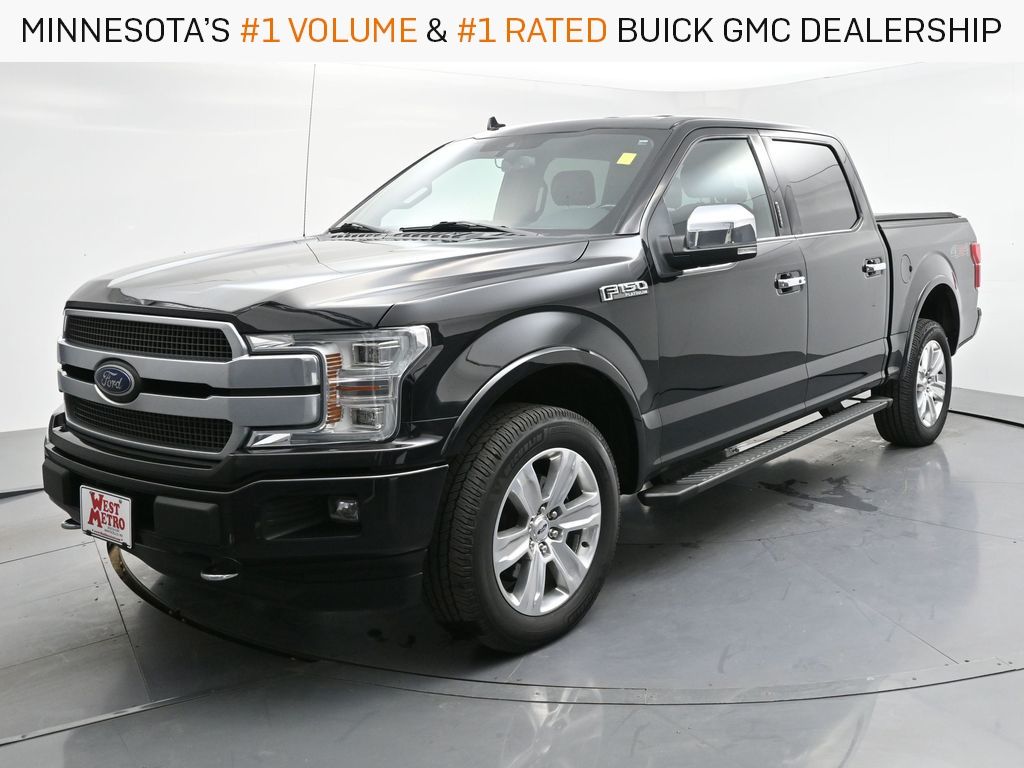 Black Metallic 2019 Ford F-150 Pickup Truck Four-Wheel Drive Automatic