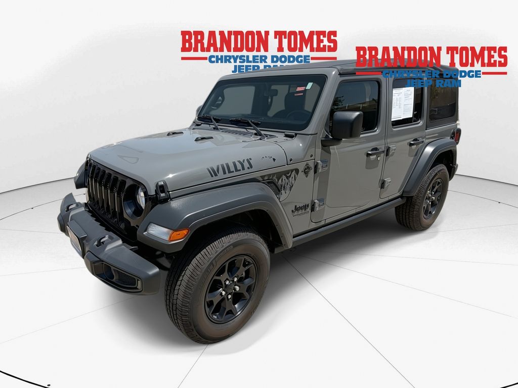 Gray Clearcoat 2021 Jeep Wrangler SUV / Crossover Four-Wheel Drive 6-Speed Manual
