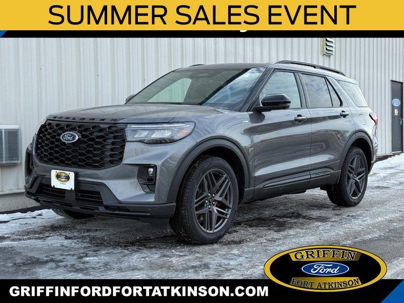 Carbonized Gray Metallic 2026 Ford Explorer SUV / Crossover All-Wheel Drive Automatic