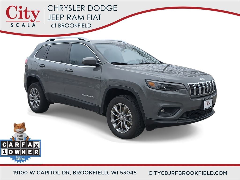 Sting-Gray Clearcoat 2021 Jeep Cherokee Latitude Lux 4WD SUV / Crossover Four-Wheel Drive 9-Speed Automatic