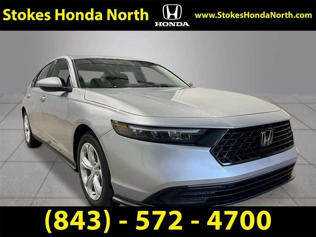 2026 Honda Accord LX Silver at Stokes Honda North