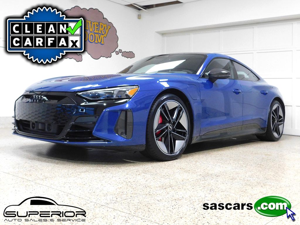 Ascari Blue Metallic 2022 Audi RS e-tron GT Sedan All-Wheel Drive 1-Speed Automatic