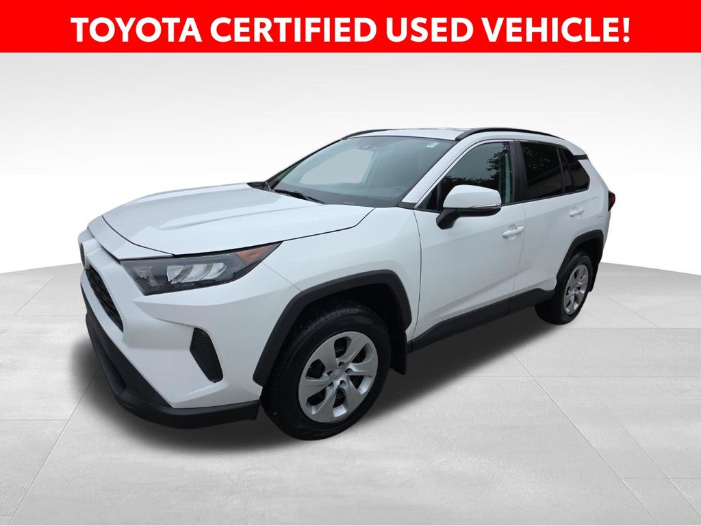Super White 2021 Toyota RAV4 SUV / Crossover All-Wheel Drive 8-Speed Automatic