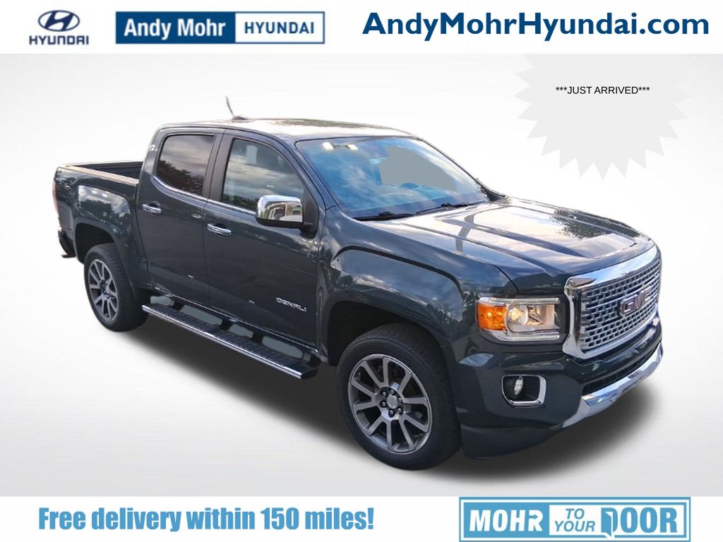 Dark Slate Metallic 2017 GMC Canyon Pickup Truck Four-Wheel Drive 8-Speed Automatic