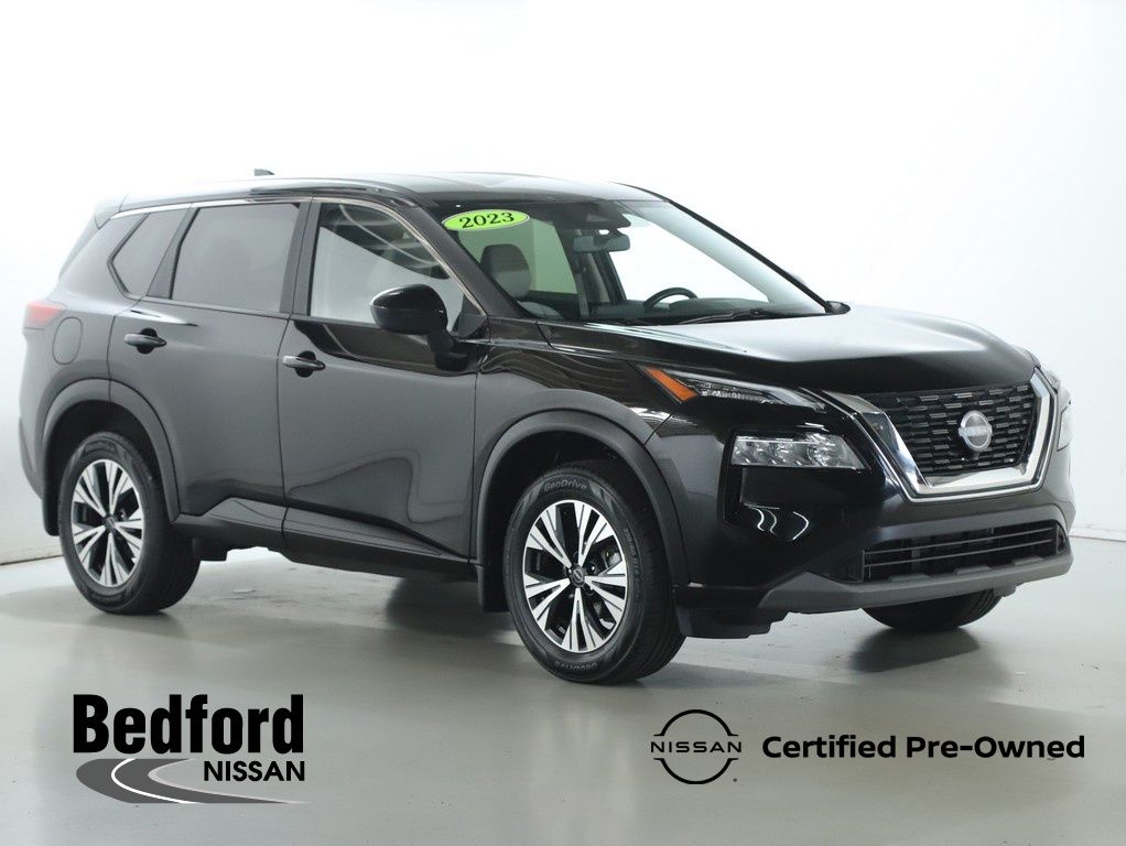 Super Black 2023 Nissan Rogue SUV / Crossover All-Wheel Drive Continuously Variable Transmission