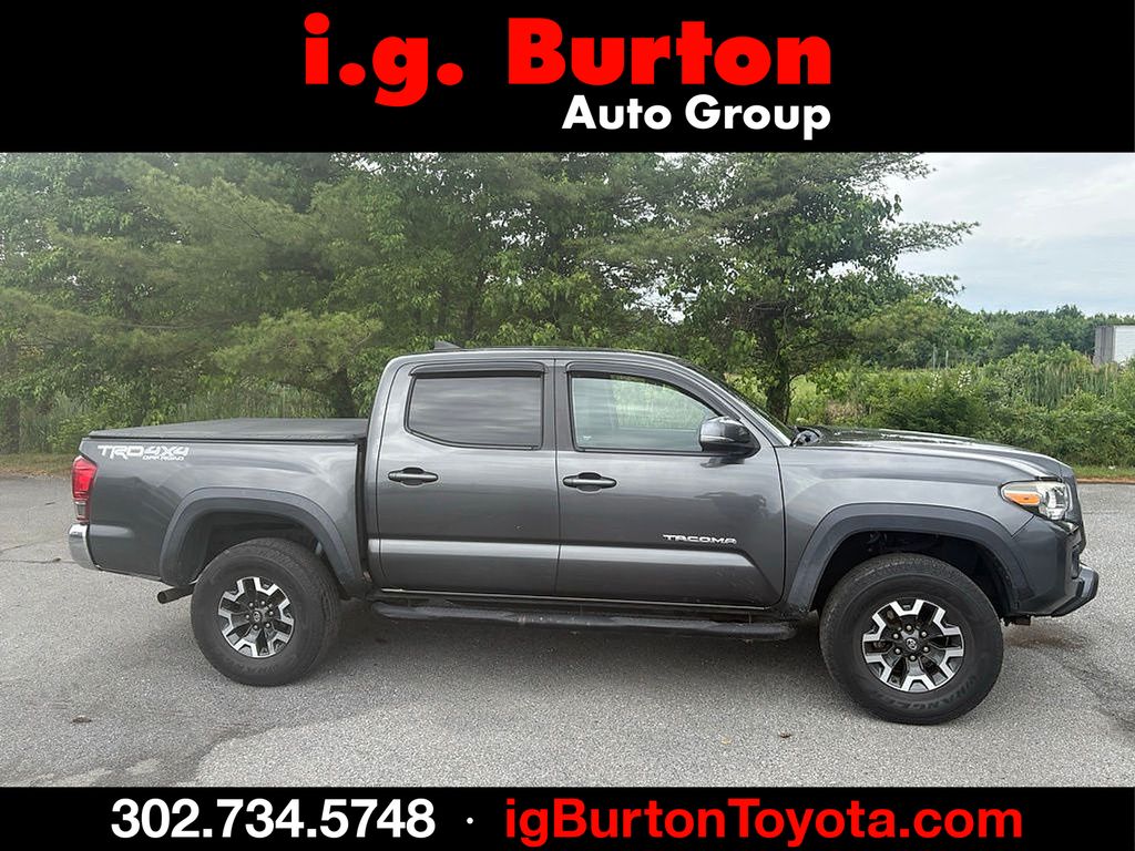 Magnetic Gray Metallic 2017 Toyota Tacoma TRD Off Road V6 Double Cab 4WD Pickup Truck Four-Wheel Drive 6-Speed Automatic