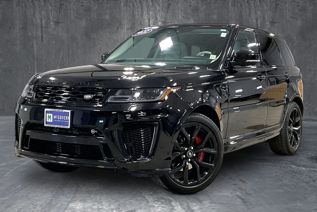 Santorini Black Metallic 2022 Land Rover Range Rover Sport SVR AWD SUV / Crossover All-Wheel Drive 8-Speed Automatic