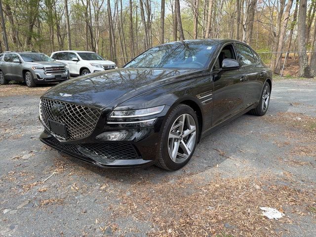 Vik Black 2023 Genesis G80 3.5T Sport AWD Sedan All-Wheel Drive 8-Speed Automatic