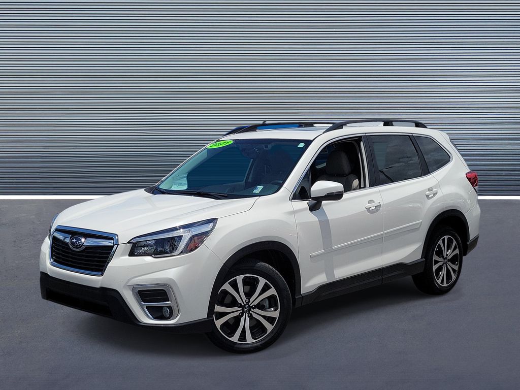 Crystal White Pearl 2021 Subaru Forester SUV / Crossover All-Wheel Drive Continuously Variable Transmission