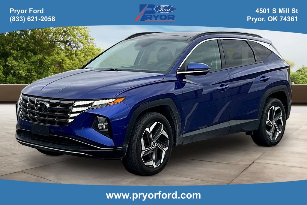 Intense Blue 2024 Hyundai Tucson Limited AWD SUV / Crossover All-Wheel Drive 8-Speed Automatic