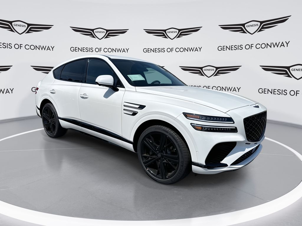 White 2026 Genesis GV80 Coupe 3.5T E-SC Prestige Black AWD Coupe All-Wheel Drive 8-Speed Automatic