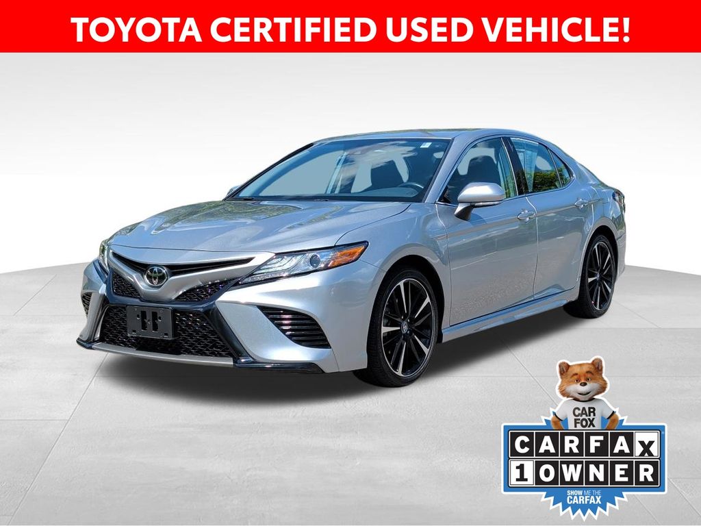 Celestial Silver Metallic 2019 Toyota Camry Sedan Front-Wheel Drive 8-Speed Automatic
