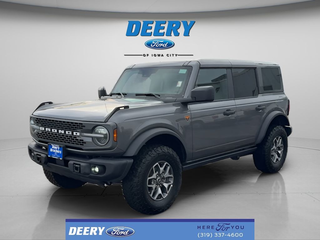 Gray Metallic 2025 Ford Bronco Badlands 4-Door 4WD SUV / Crossover Four-Wheel Drive 10-Speed Automatic