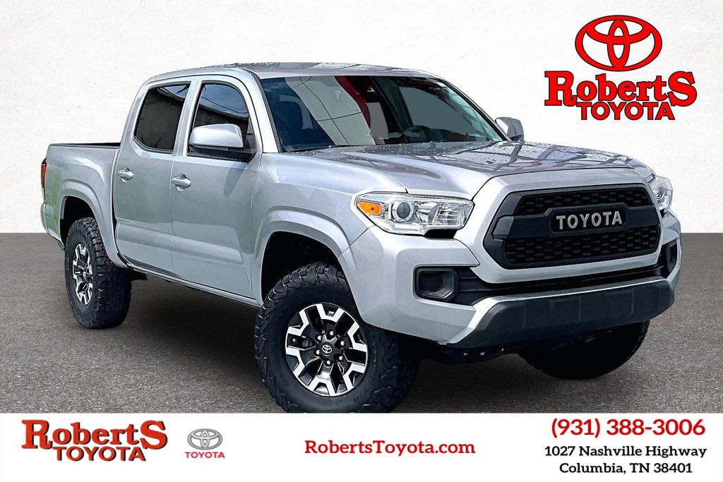 Silver Sky Metallic 2018 Toyota Tacoma Pickup Truck Four-Wheel Drive 6-Speed Automatic
