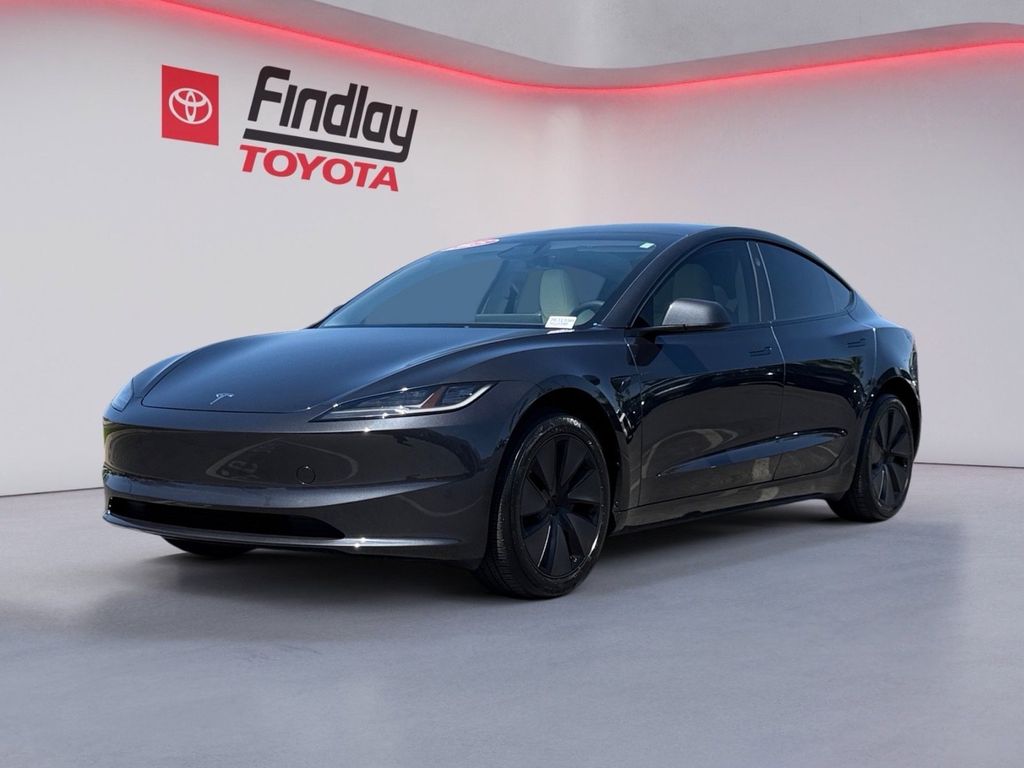 Gray 2025 Tesla Model 3 Long Range RWD Sedan Rear-Wheel Drive 1-Speed Automatic